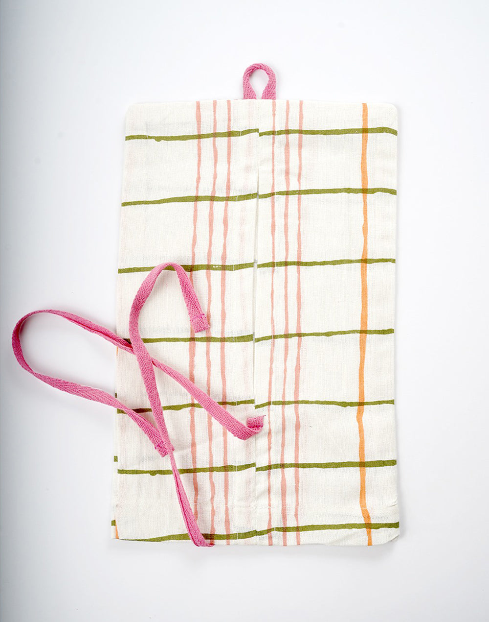 White tissue box cover