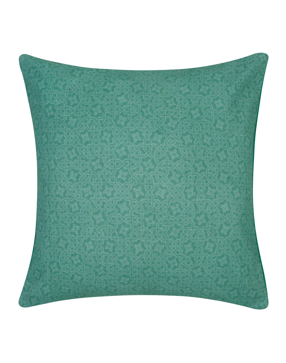 Set Of 2 - Green Solid Velvet Cushion Cover 16"X16"