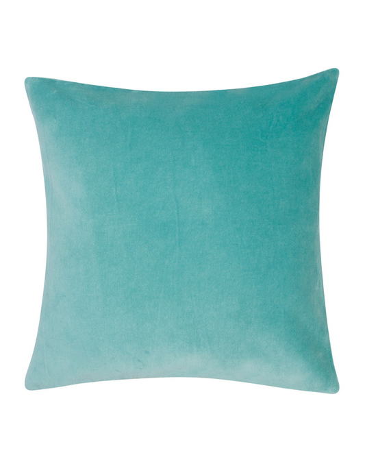 Set Of 2 - Mustard Solid Velvet Cushion Cover 16"X16"