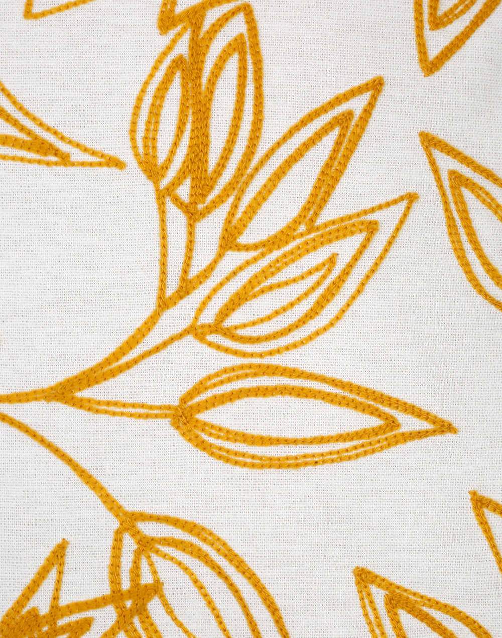 Set Of 2 - Botanical Breeze Embroidered Cushion Cover - 16"X 16"