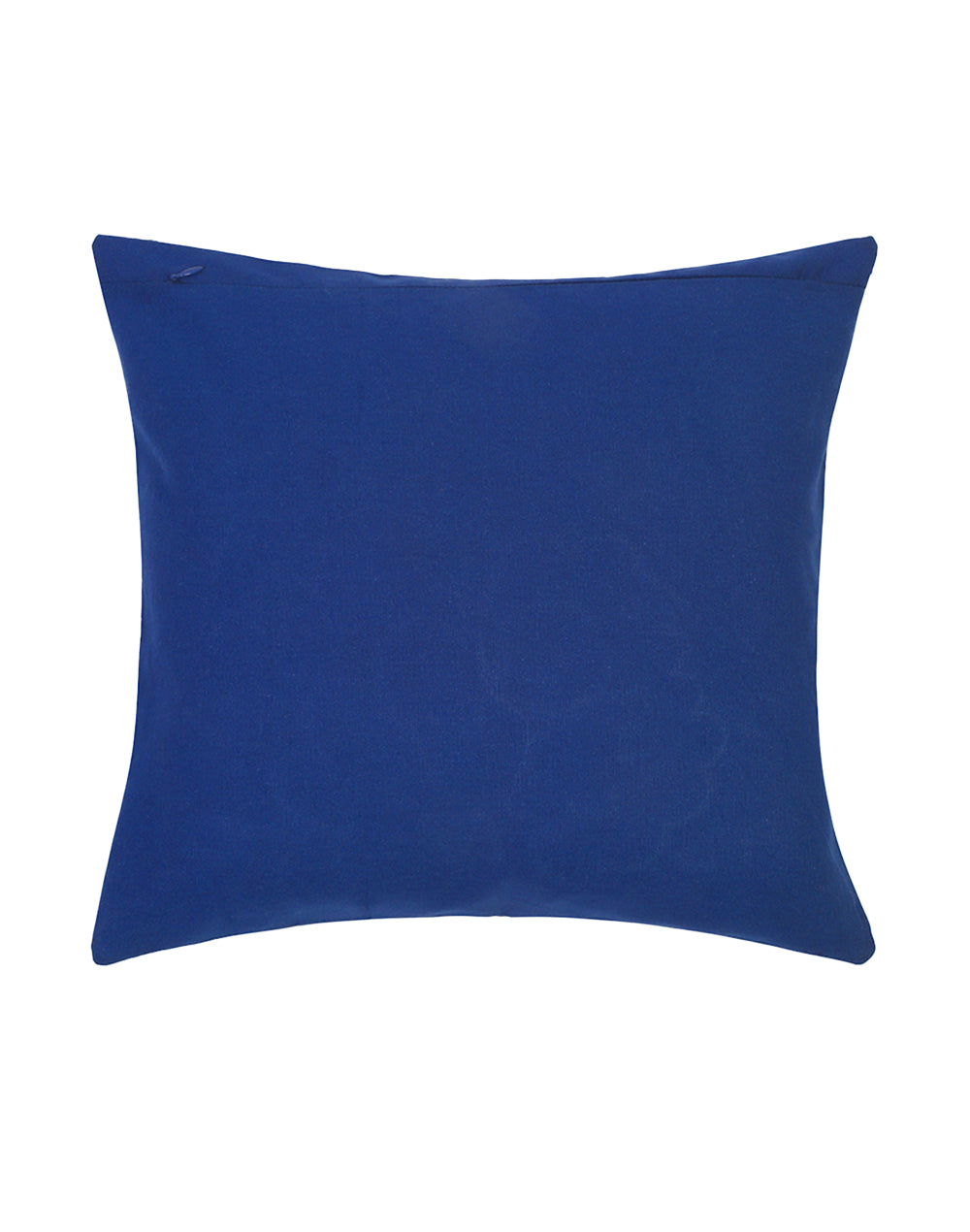Set Of 2 - Blue Tufted Floral 100% Cotton Cushion Cover