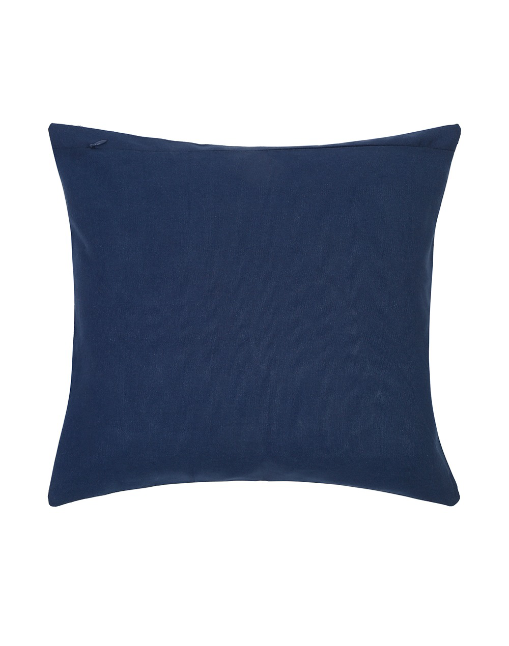 Set Of 2 - Navy Blue Tufted Floral 100% Cotton Cushion Cover