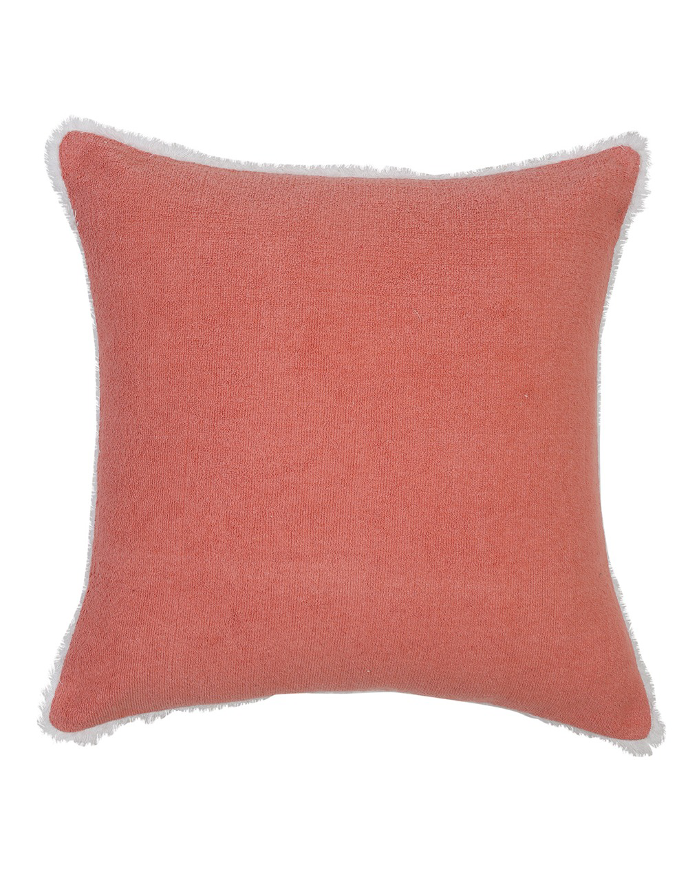 Set Of 2 - Pink Terry Cushion Cover - 18"X18"