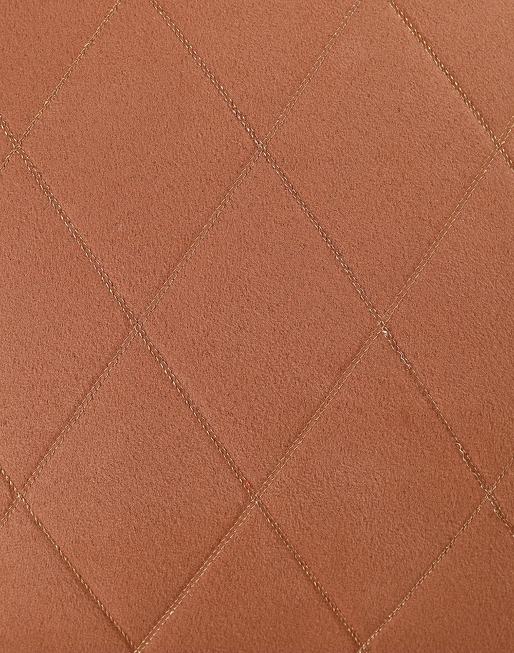 Set Of 2 - Brown Quilted Cushion Cover - 18" X 18"