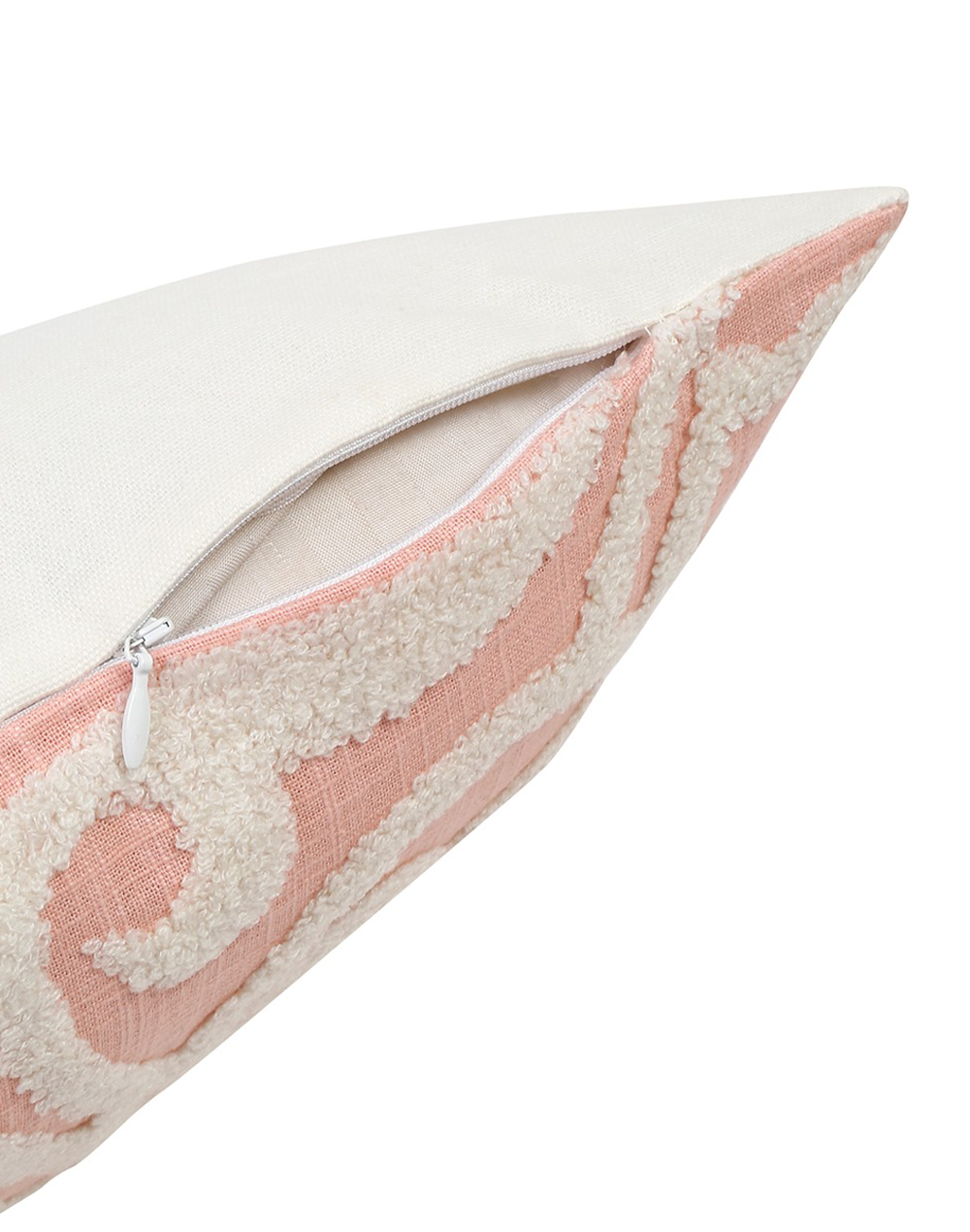 Set of 2 - Embroidered Bloom Statement Cushion Covers - 16"x16"