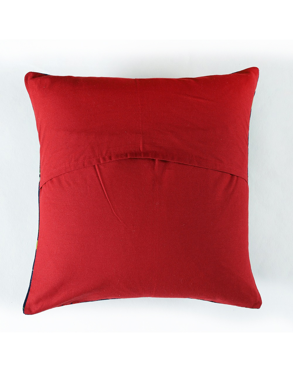 Set of 2 - Blue Velet Printed Cushion Cover - 16"x 16"