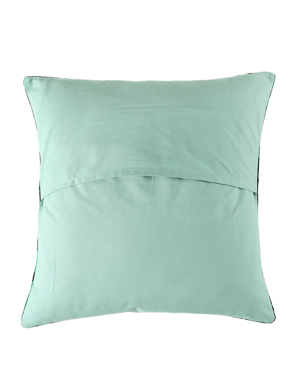 Set of 2 - Black Velet Printed Cushion Cover - 16"x 16"