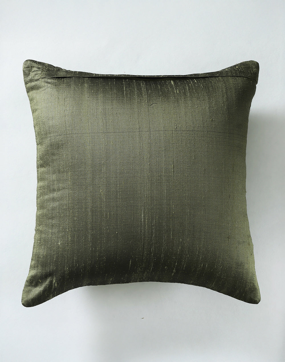 Set of 2 - Green Quilted Festive Cushion Cover - 16"x16"