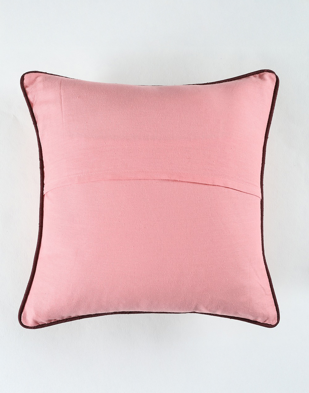 Set of 2 - Pink Gold Printed Vibrant Cushion Cover-16"X16"