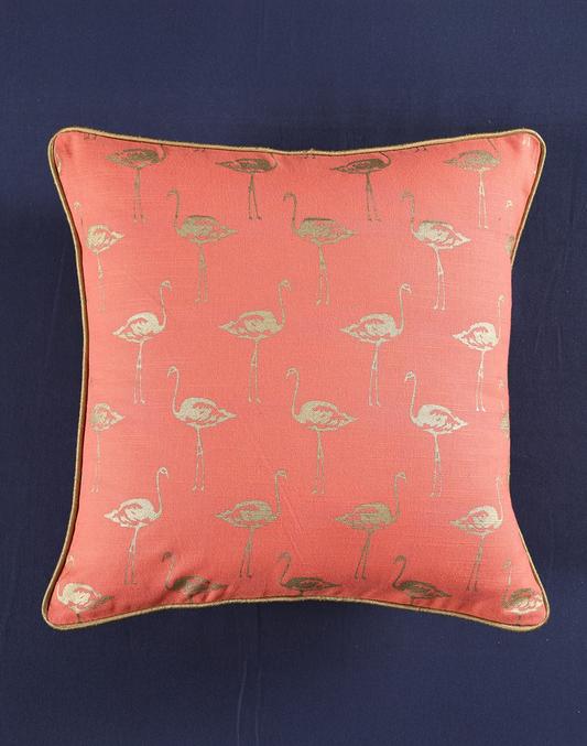 Set of 2 - Famingo Fleet Decorative Cushion Cover-16"X16"