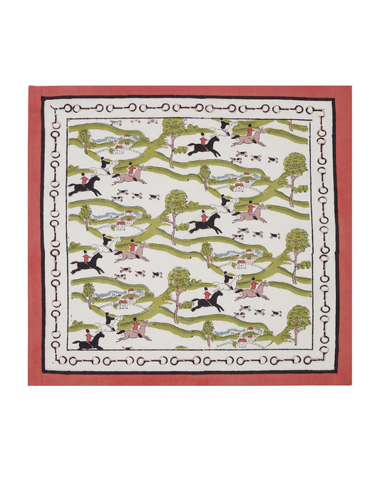 White Printed Cotton Table Napkin 20"X20"