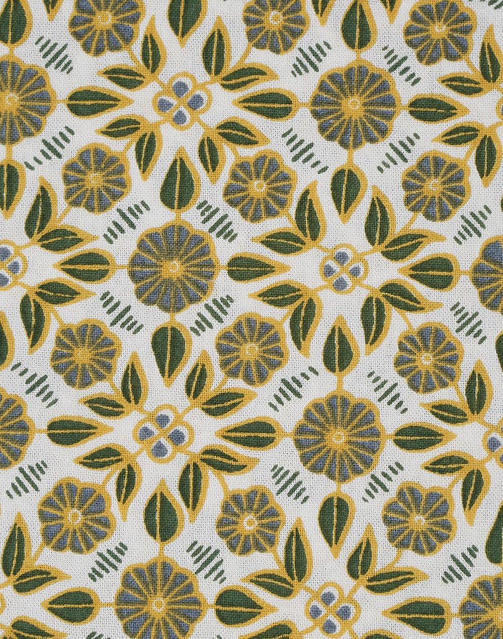 Yellow Printed Cotton Napkin 20"X20"