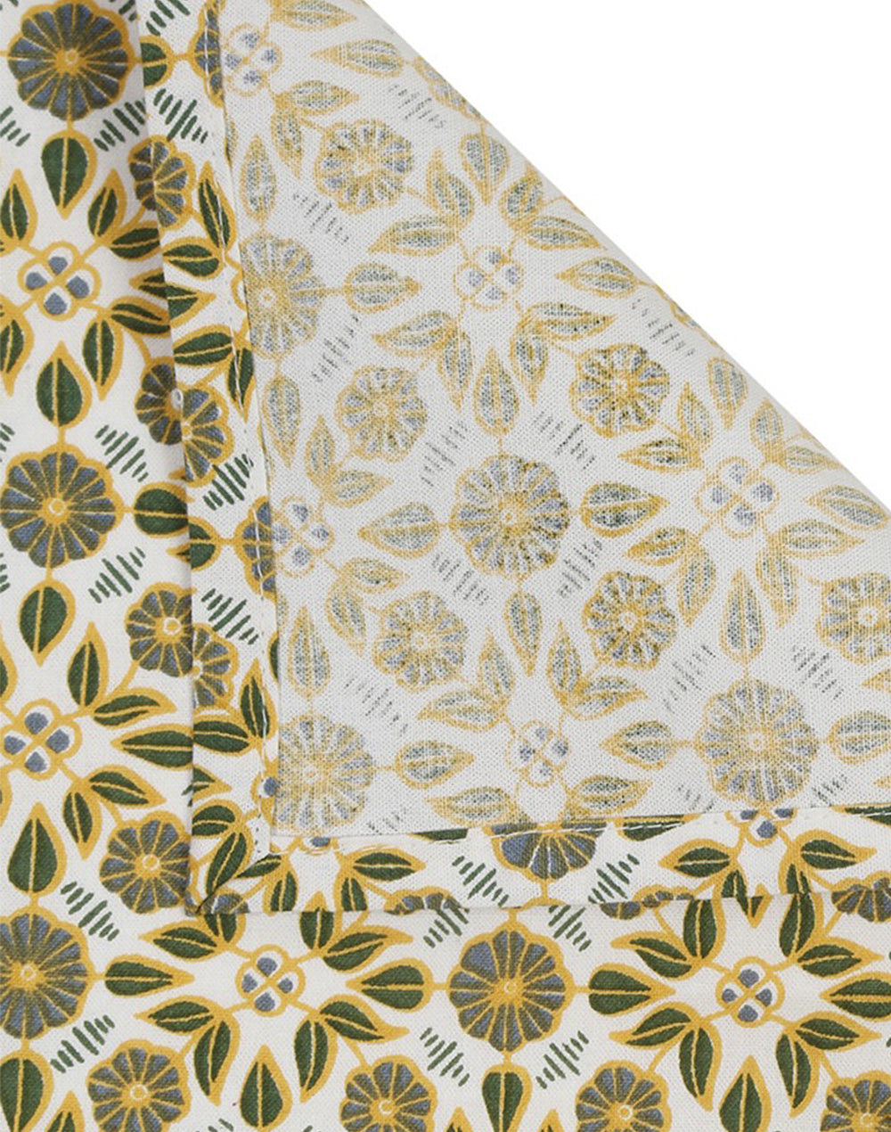 Yellow Printed Cotton Napkin 20"X20"