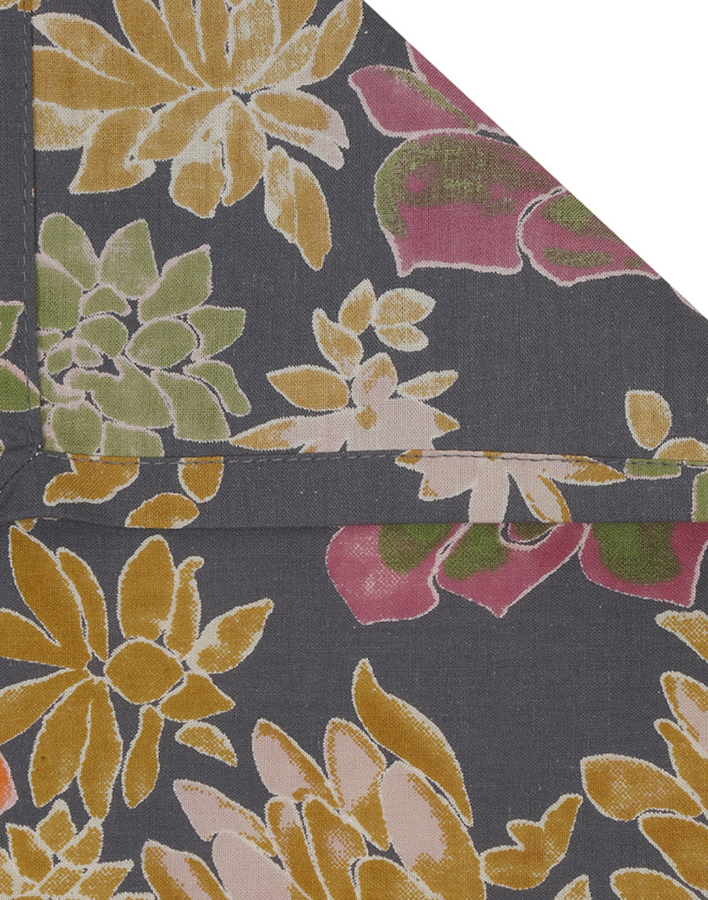 Set Of 4 - 20" Floral Printed Cotton Dining Napkin