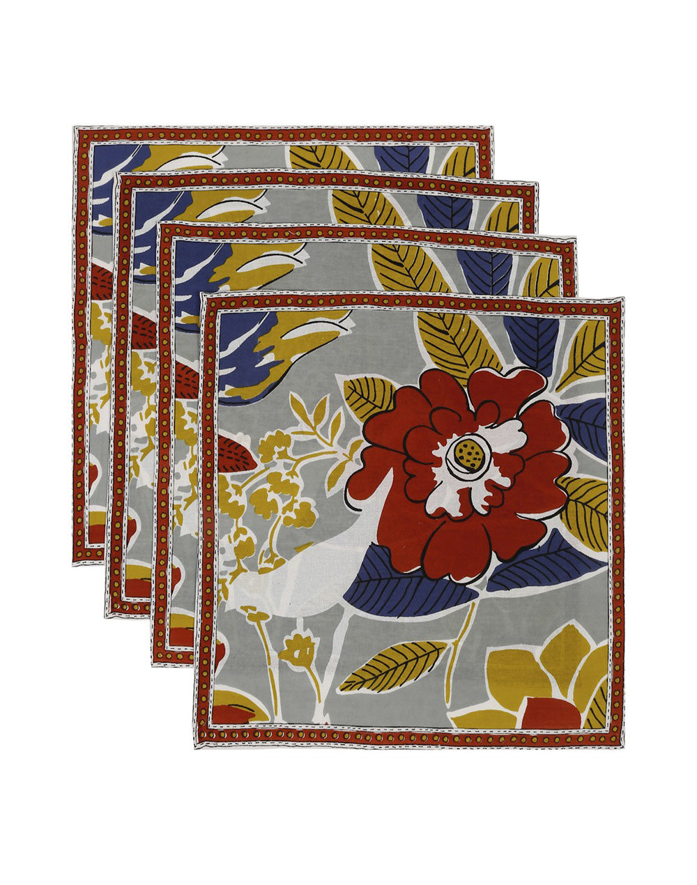 Multicolour Cotton Table Napkin 18"X18"