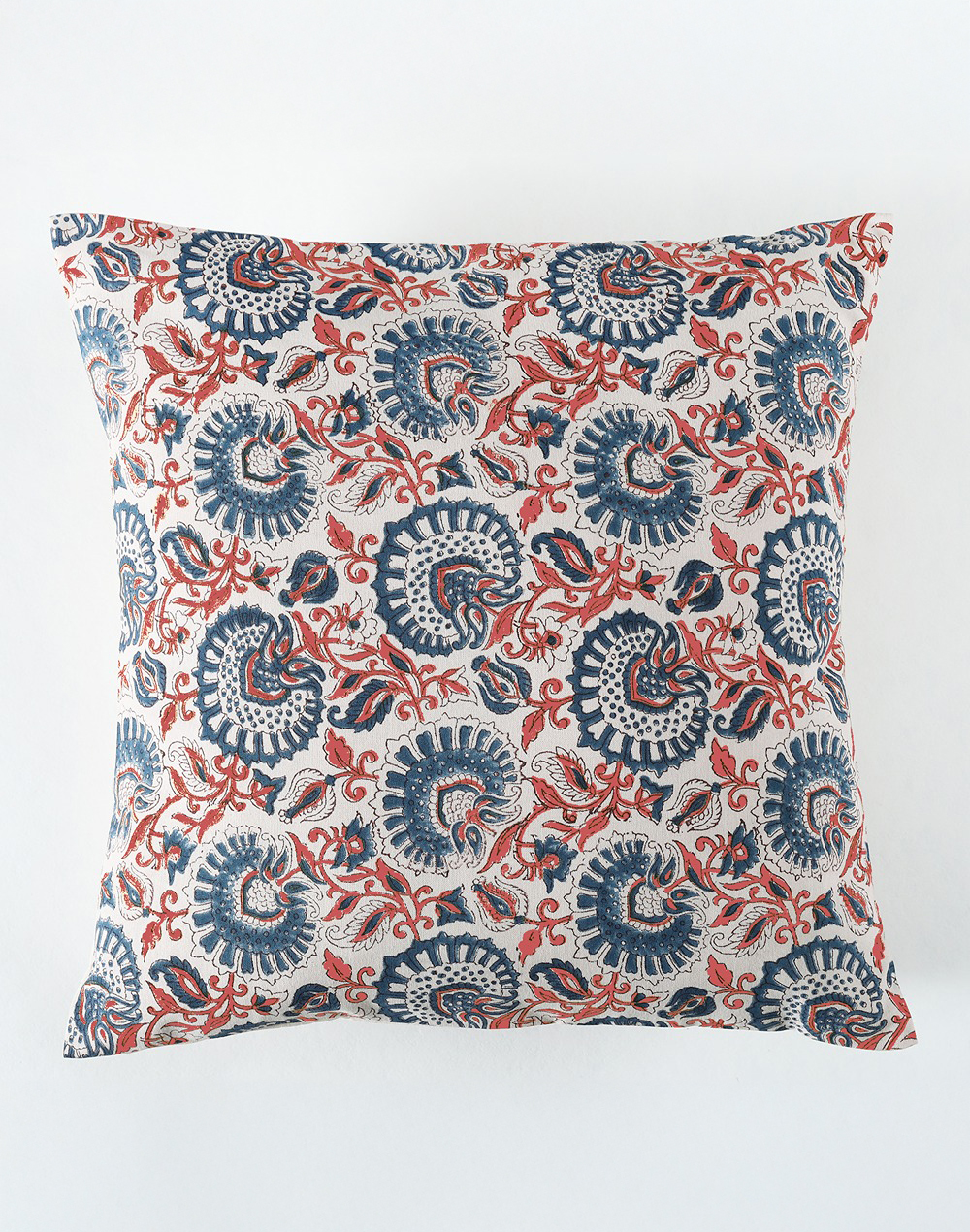 Set of 5 - Solid and Printed Cotton Cushion Cover Set- 16"x16"