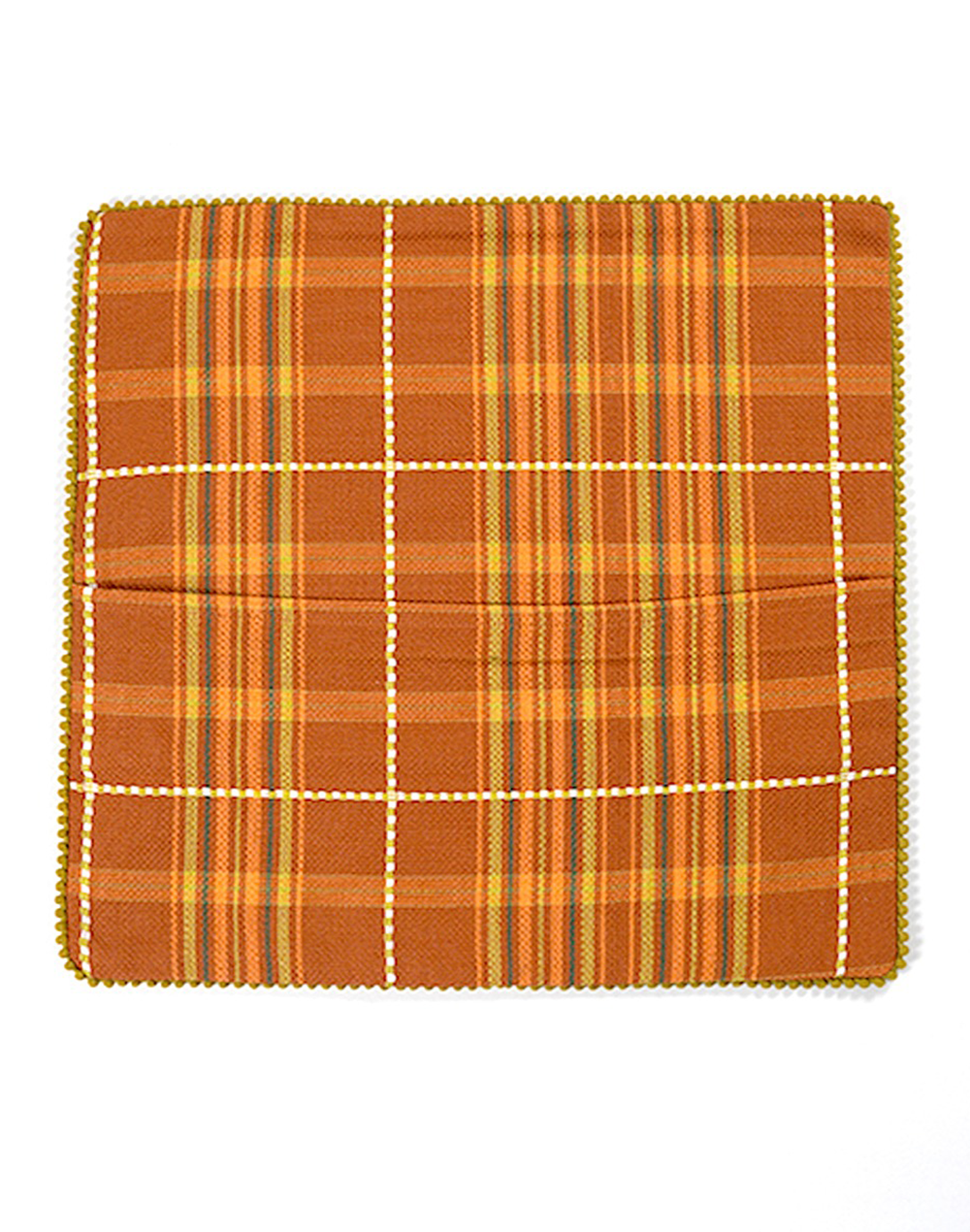 Set of 2 - Checks Cushion Cover - 16"x16"