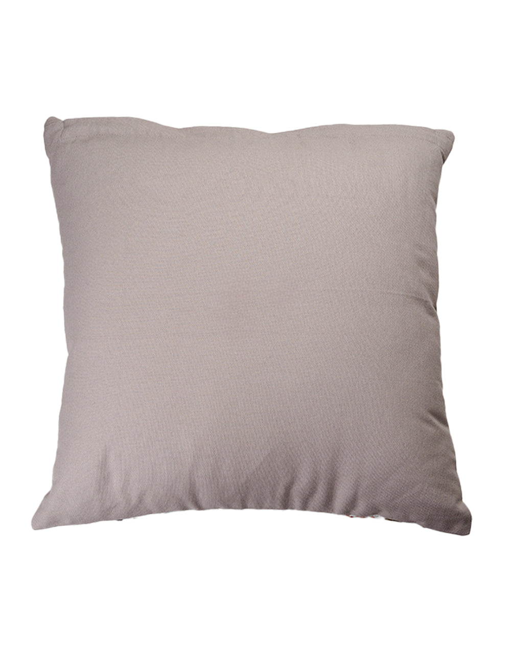 Set Of 2 - Peach Cotton Print Cushion Cover - 18"X18"