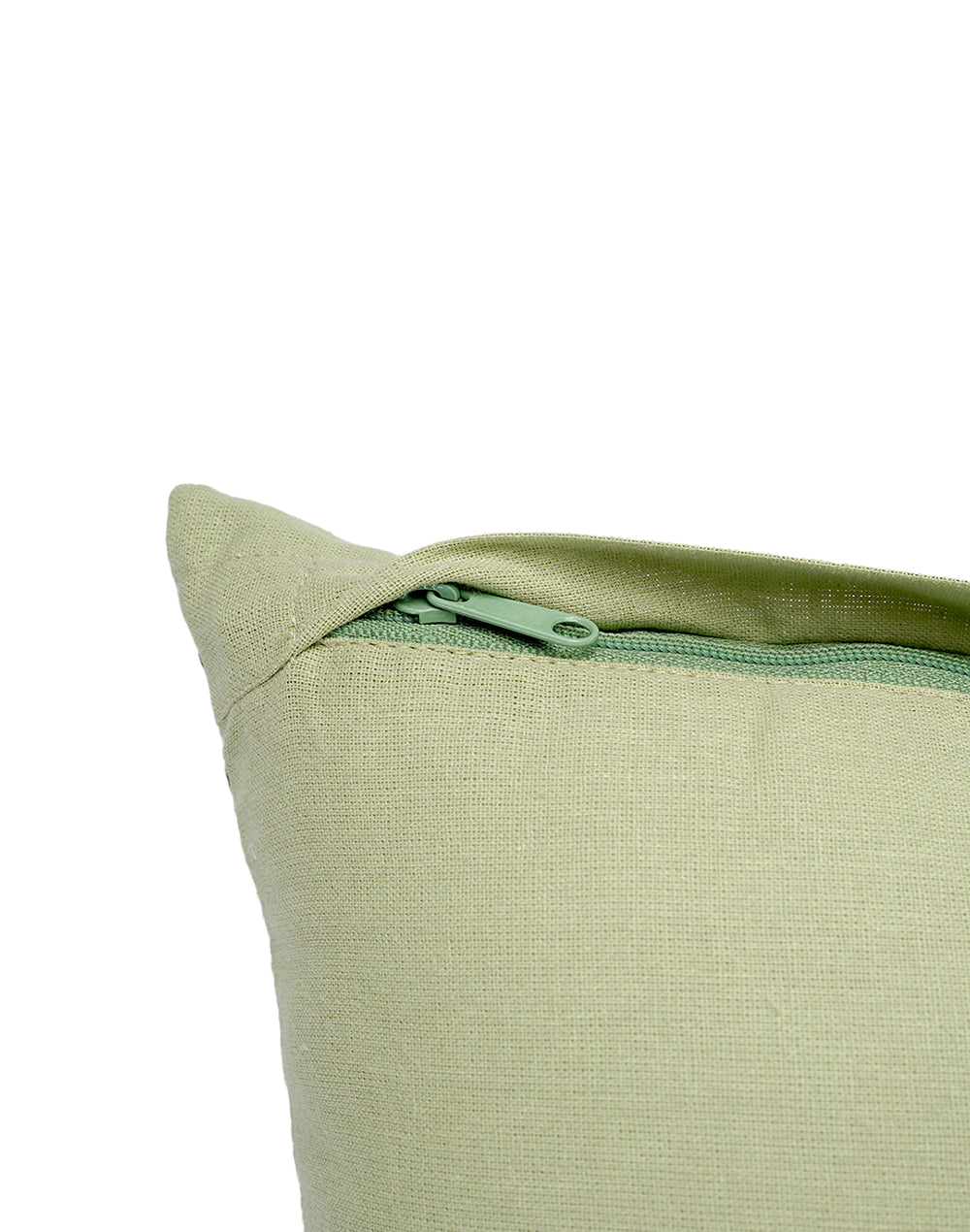 Set Of 2 - Green Printed Cushion Cover - 12"X12"