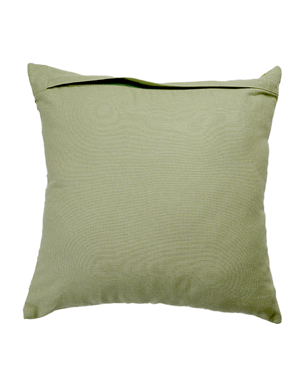 Set Of 2 - Green Printed Cushion Cover - 12"X12"