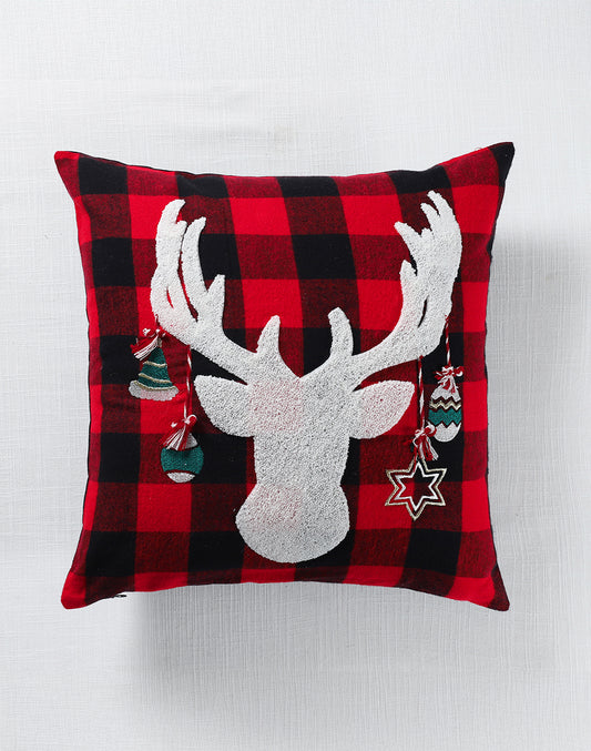 Christmas Reindeer Decor Cushion Cover