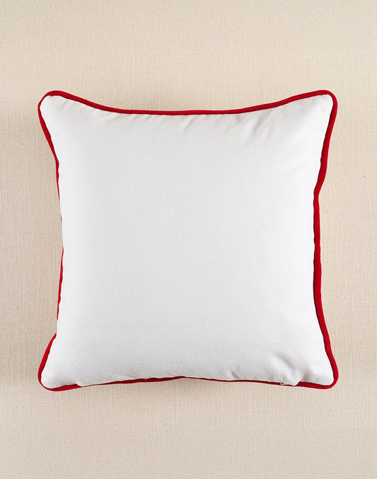 Merry Wishes Embroidered Cushion Cover
