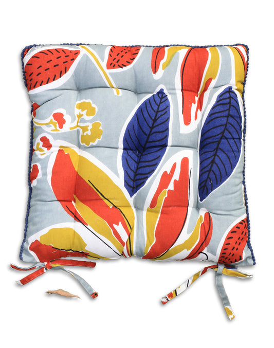 Bold Floral Chairpad/ Floor Cushion