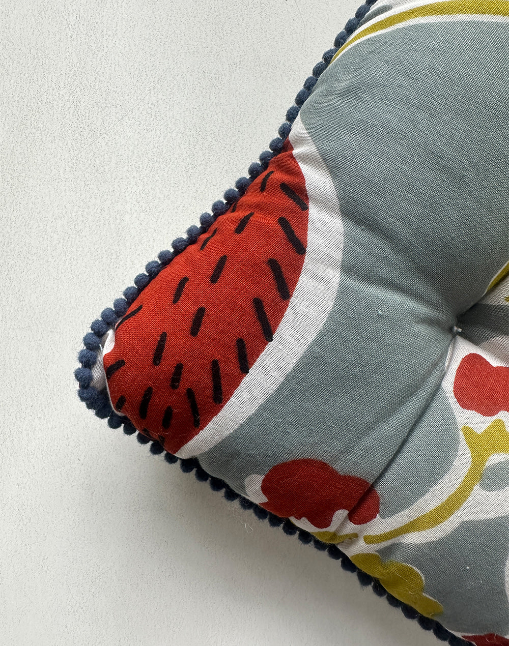 Bold Floral Chairpad/ Floor Cushion