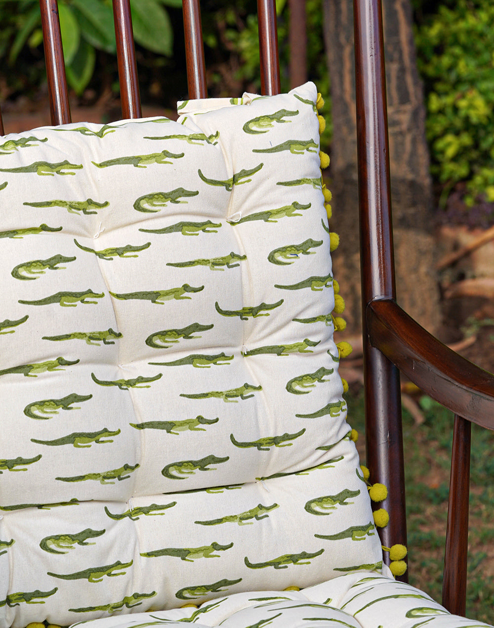 Animal Print Chairpad 17"X 17"