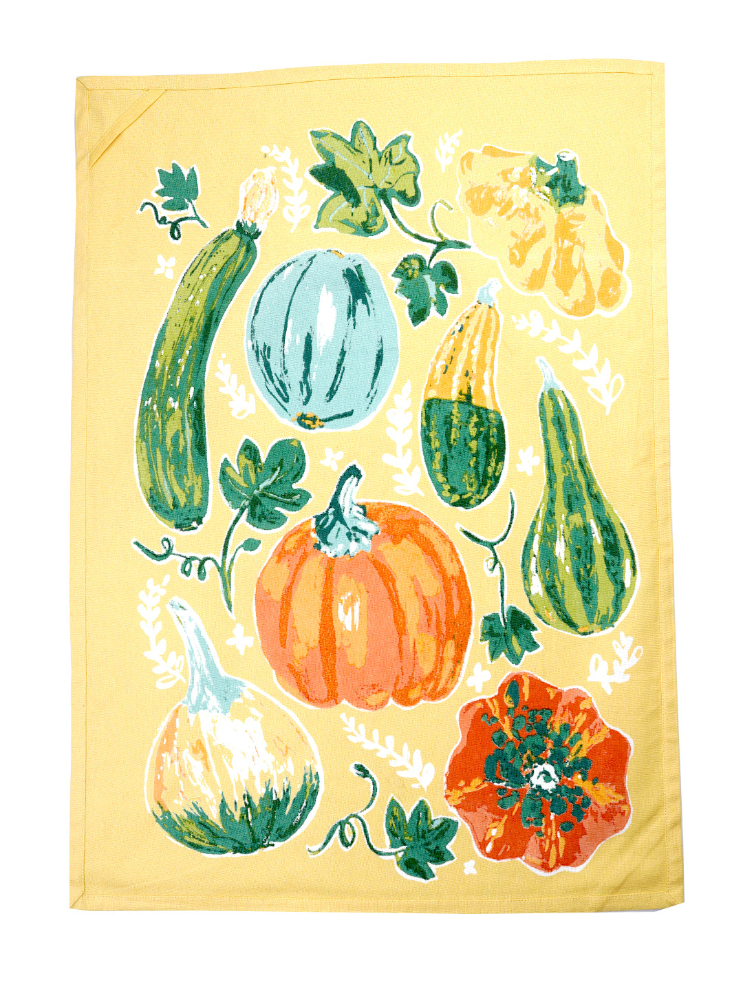 Set Of 3 - Vegetable Print Cotton Kitchen Towel/ Tea Towel