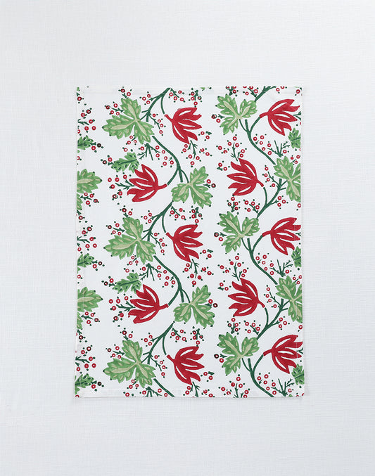 Lotus Bel Christmas Kitchen Towel- Set of 3