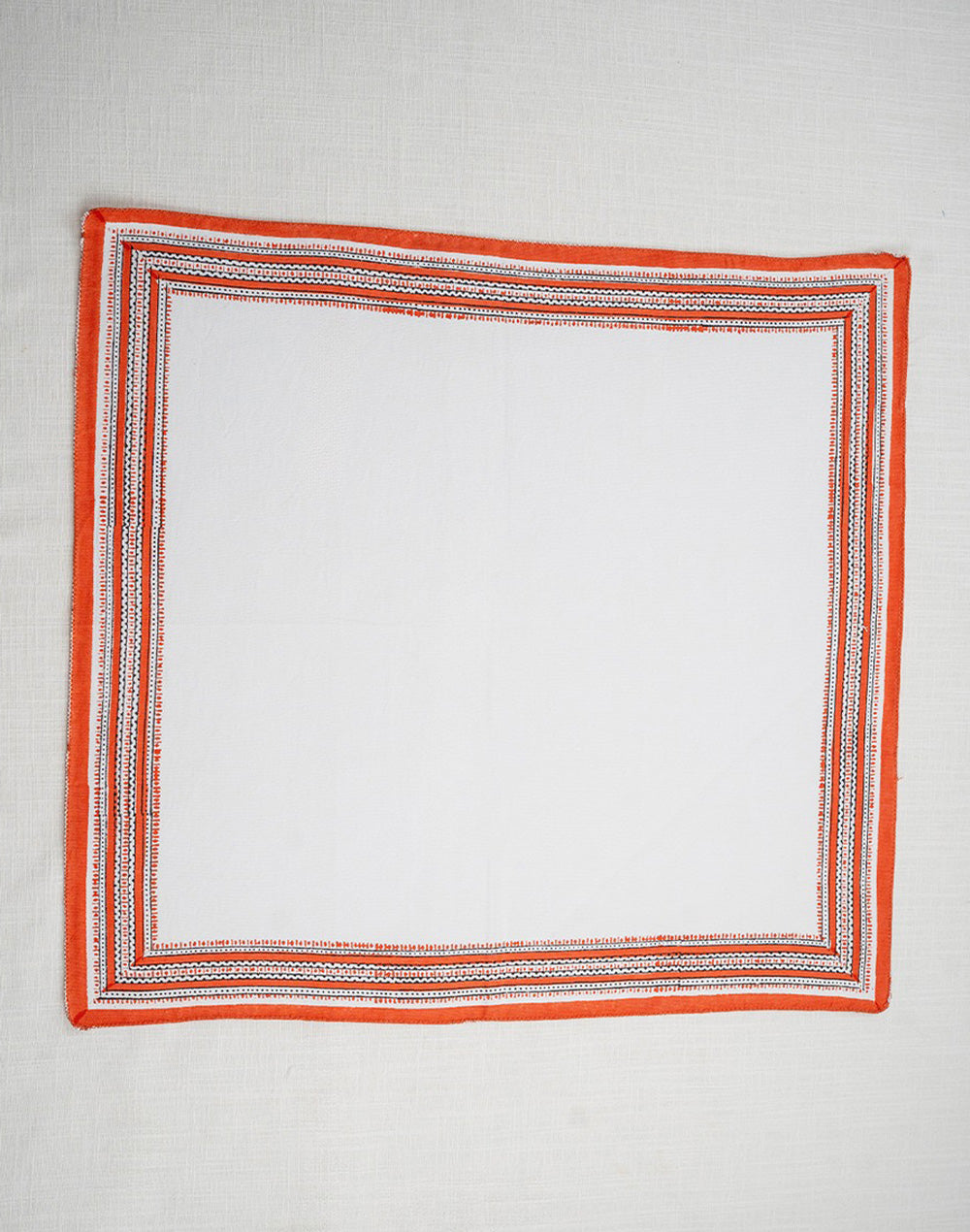 Set Of 6 -20"X20" White Cotton Napkin