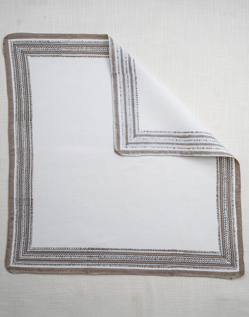 Set Of 6 -20"X20" White Cotton Napkin