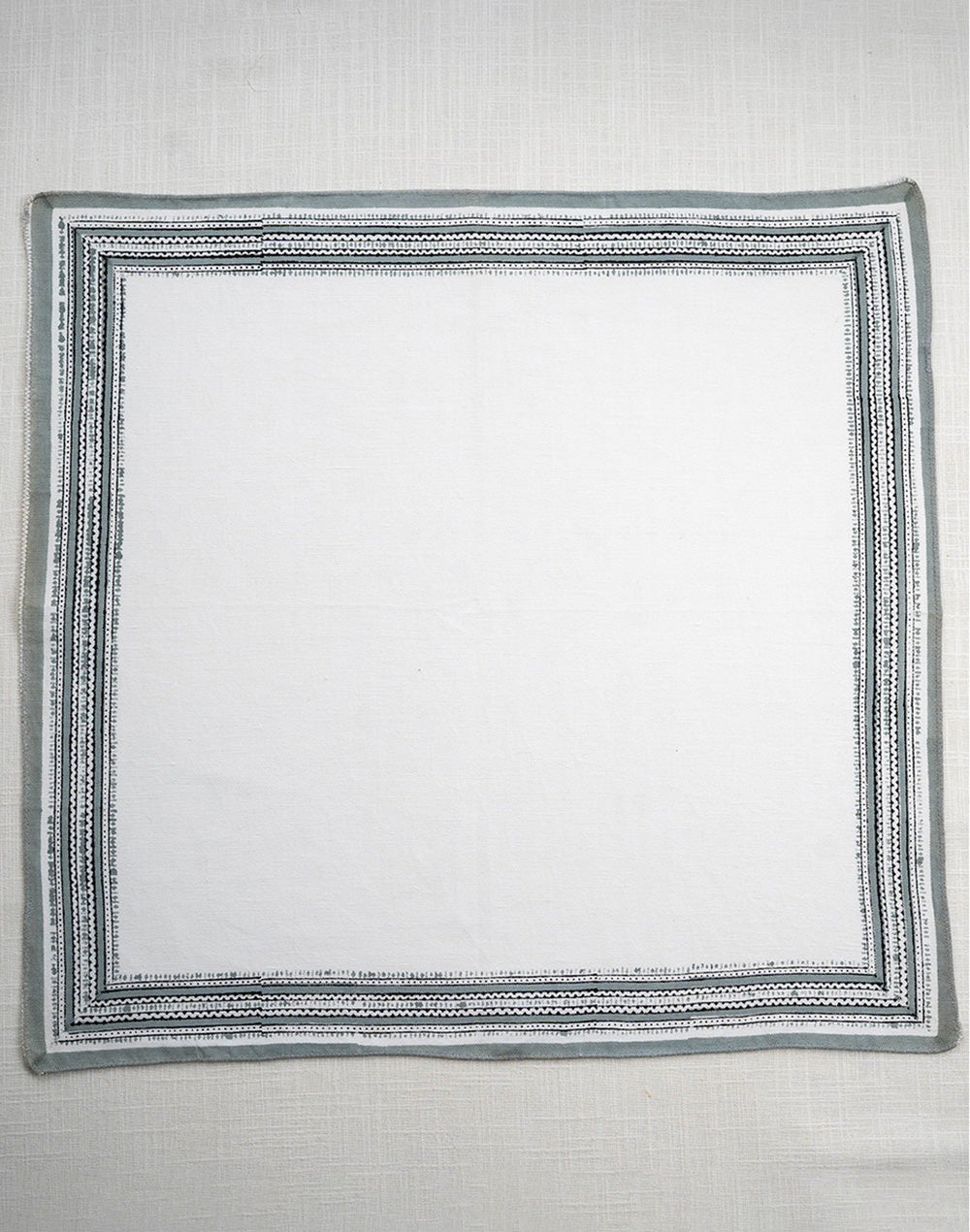 Set Of 6 -20"X20" White Cotton Napkin