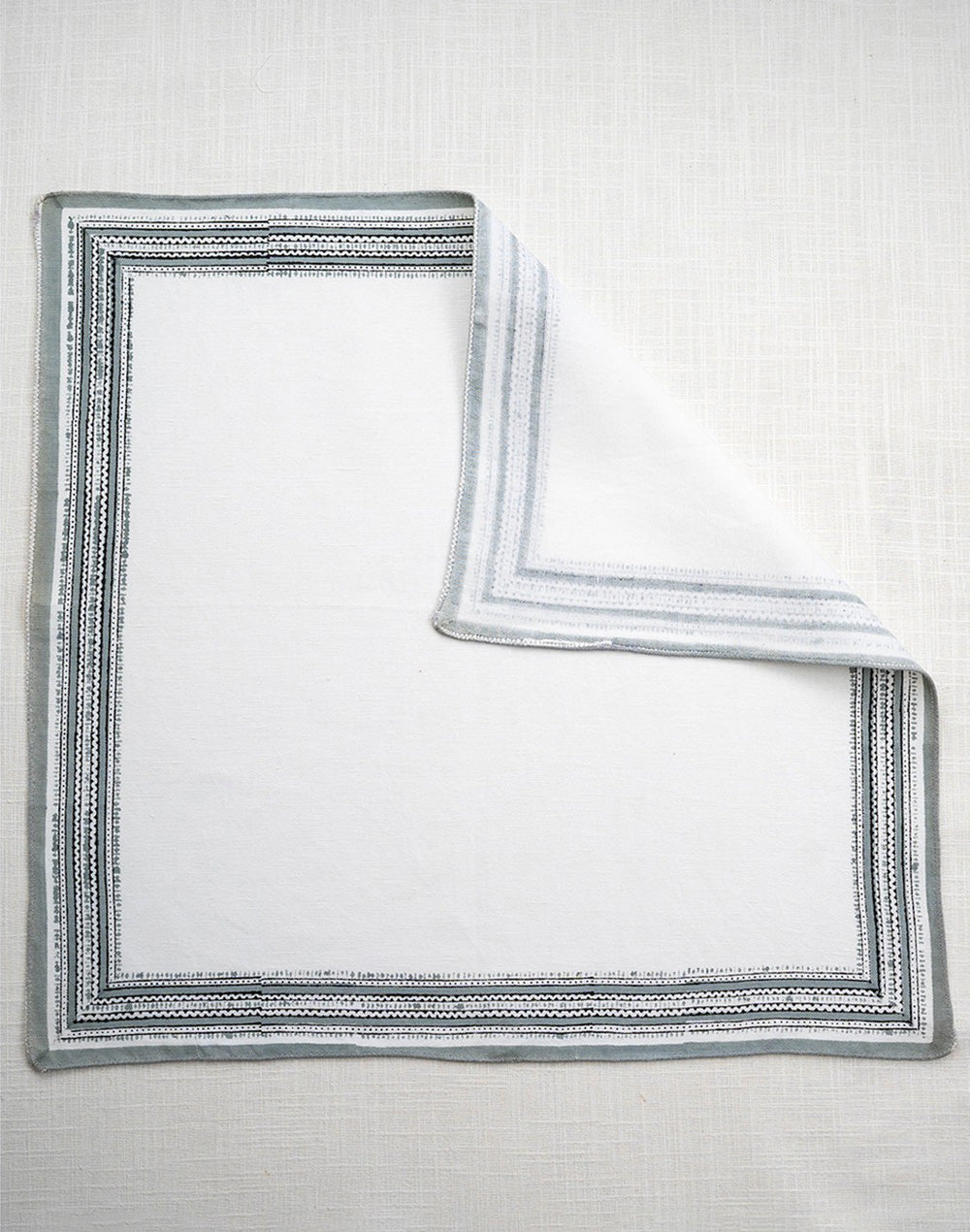 Set Of 6 -20"X20" White Cotton Napkin