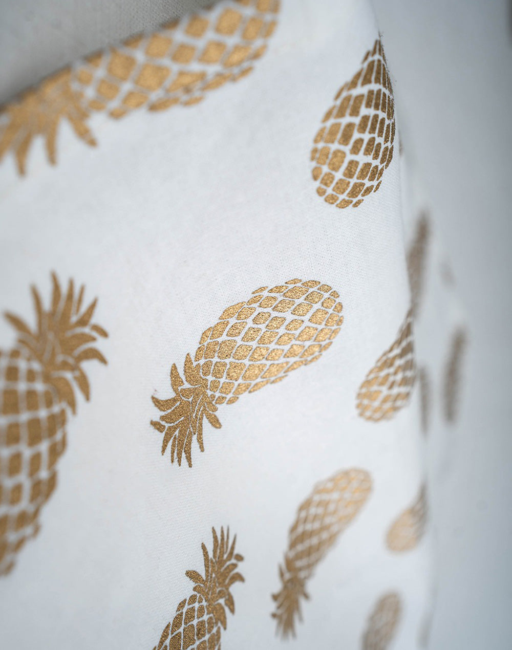Set Fo 6 -12"X 12" Pineapple Print Cotton Napkin