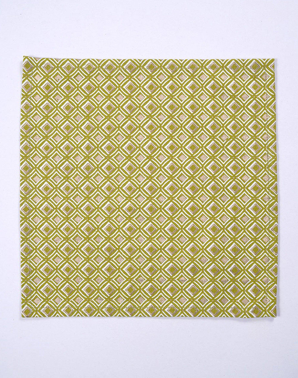 Set Of 4 - 10" Green Cocktail Napkin/ Party Napkin