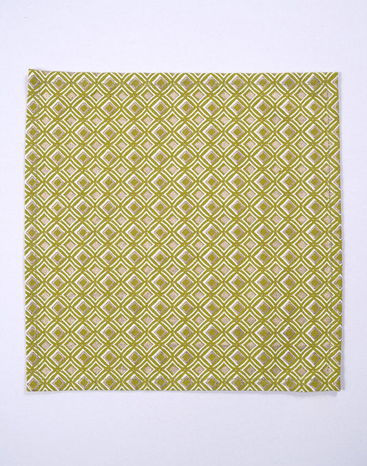 Set Of 4 - 10" Green Cocktail Napkin/ Party Napkin