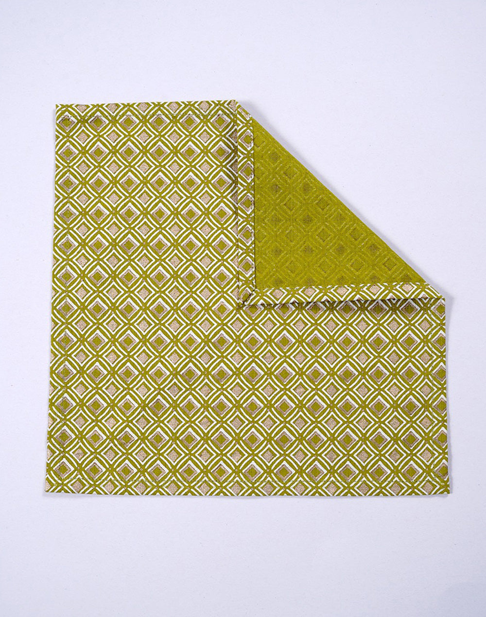 Set Of 4 - 10" Green Cocktail Napkin/ Party Napkin