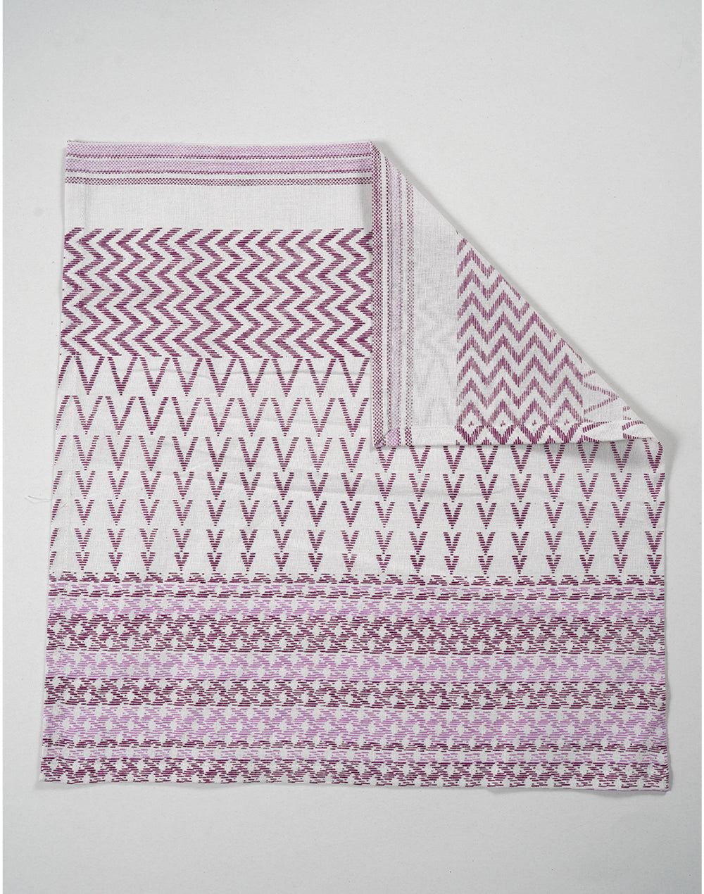 Set Of 6 - 16" Abstract Lavender Cotton Table Napkins
