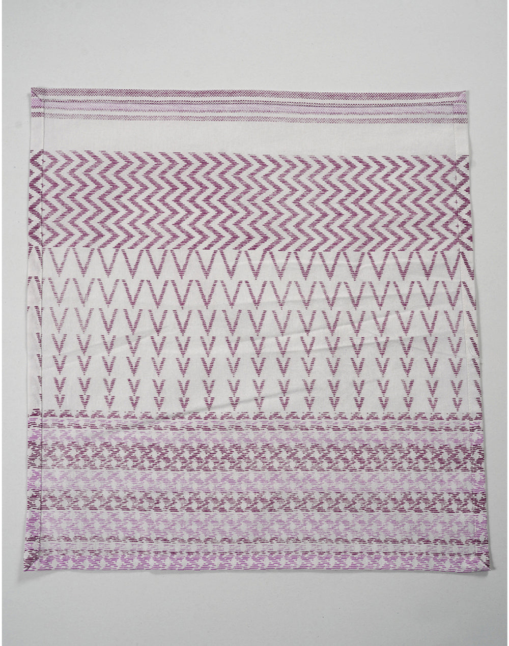 Set Of 6 - 16" Abstract Lavender Cotton Table Napkins