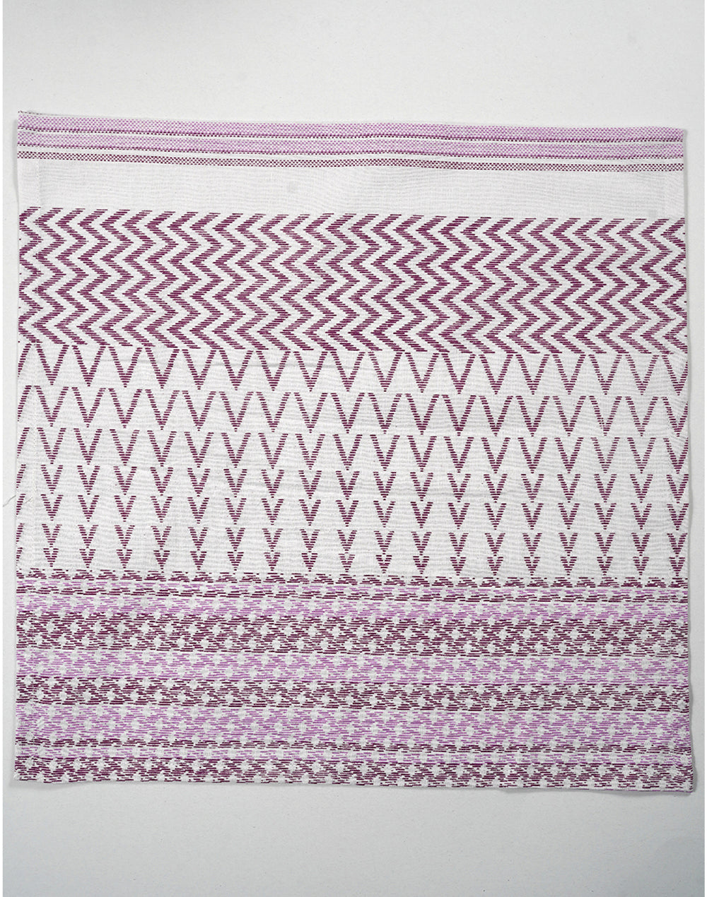 Set Of 6 - 16" Abstract Lavender Cotton Table Napkins