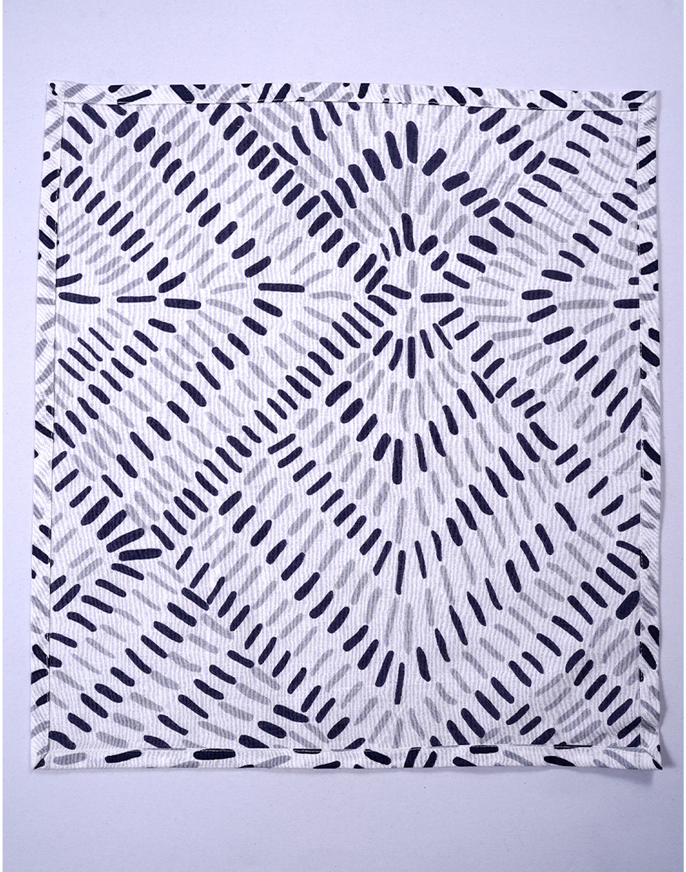 Set Of 6 - 16" Abstract Reusable Cotton Napkins