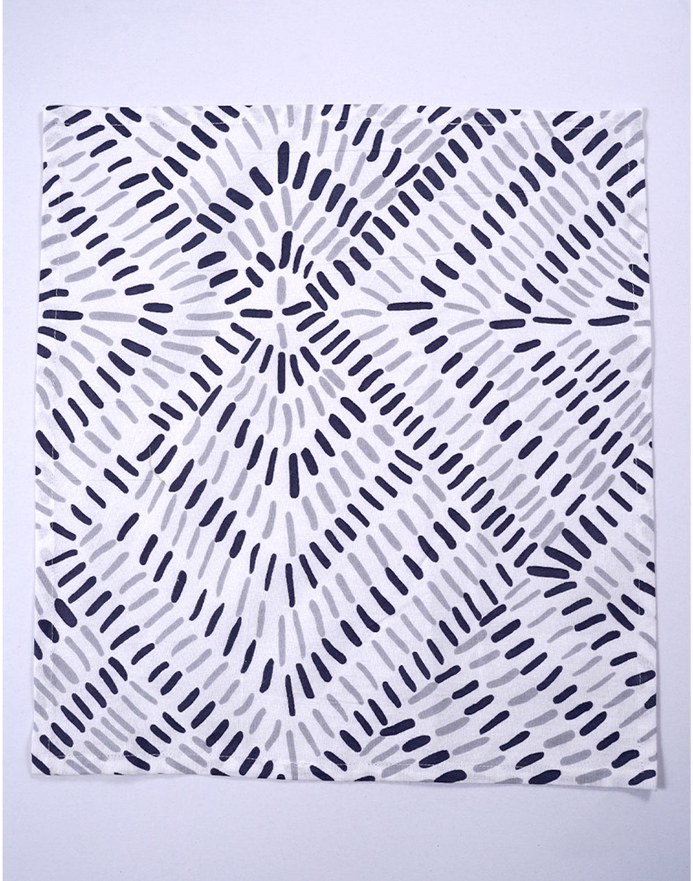 Set Of 6 - 16" Abstract Reusable Cotton Napkins