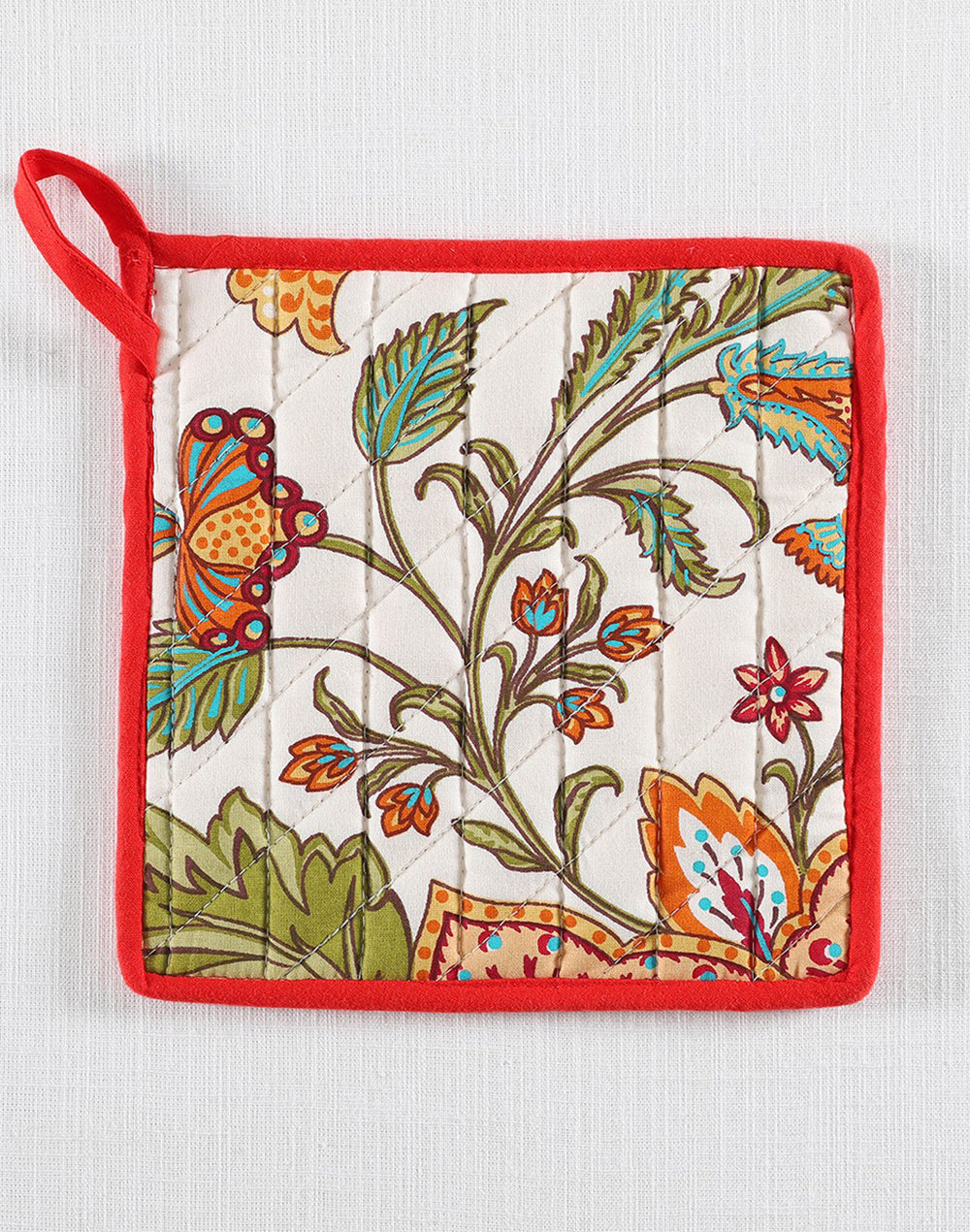 Floral Tea Pot Holder Set