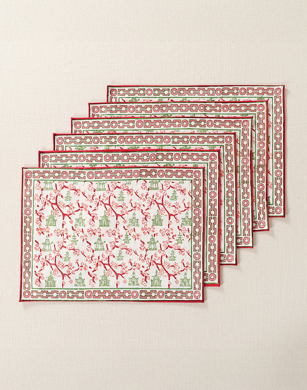 PLACE MAT Set of 6 JUNGLE LOVE