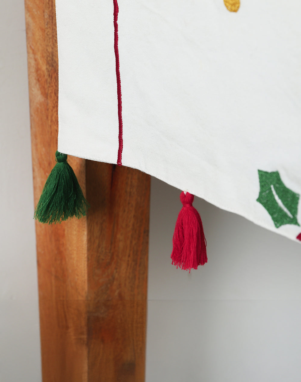 Gnomes Burlap Table Runner