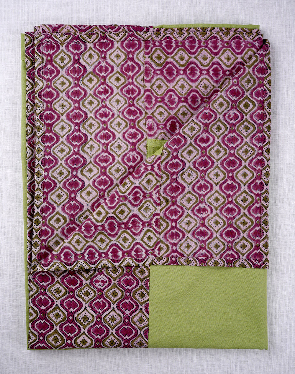 Green Cotton Dining Table Cover