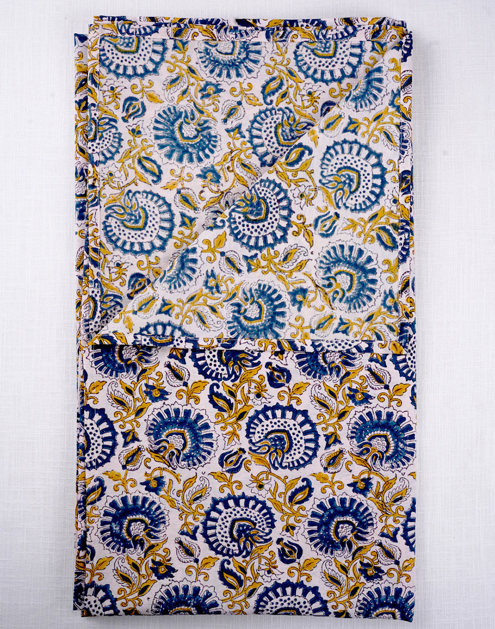 Yellow Ethnic Protective Table Cover