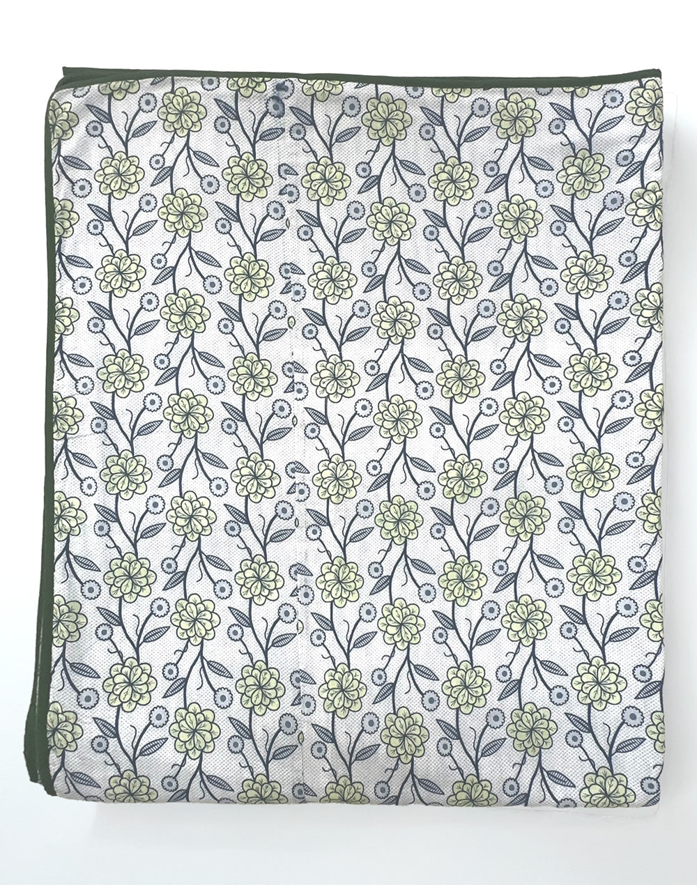 Elegant Blooms Grey Cotton Dohar Single Piece